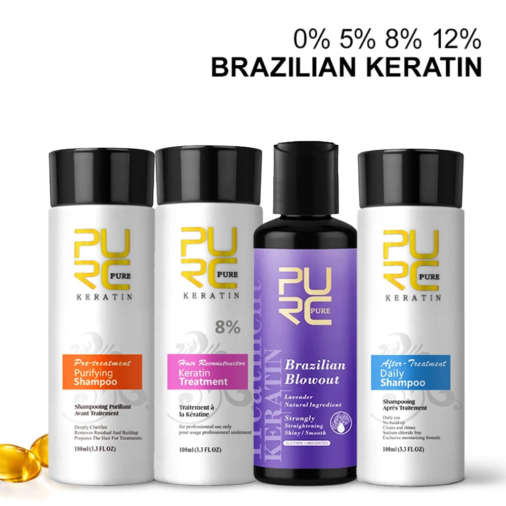 Hair Care Dupes - PURC Keratine Behandeling Shampoo Conditioner Haar