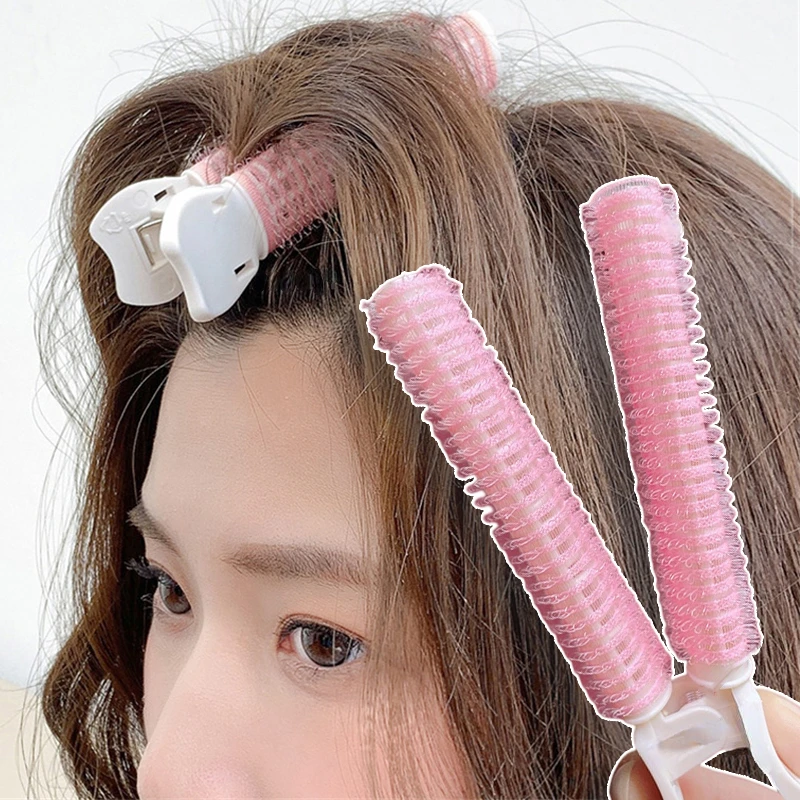 Hair Care Korean Products - Natuurlijke haarwortel Pluizige clips Krullende haarrollers