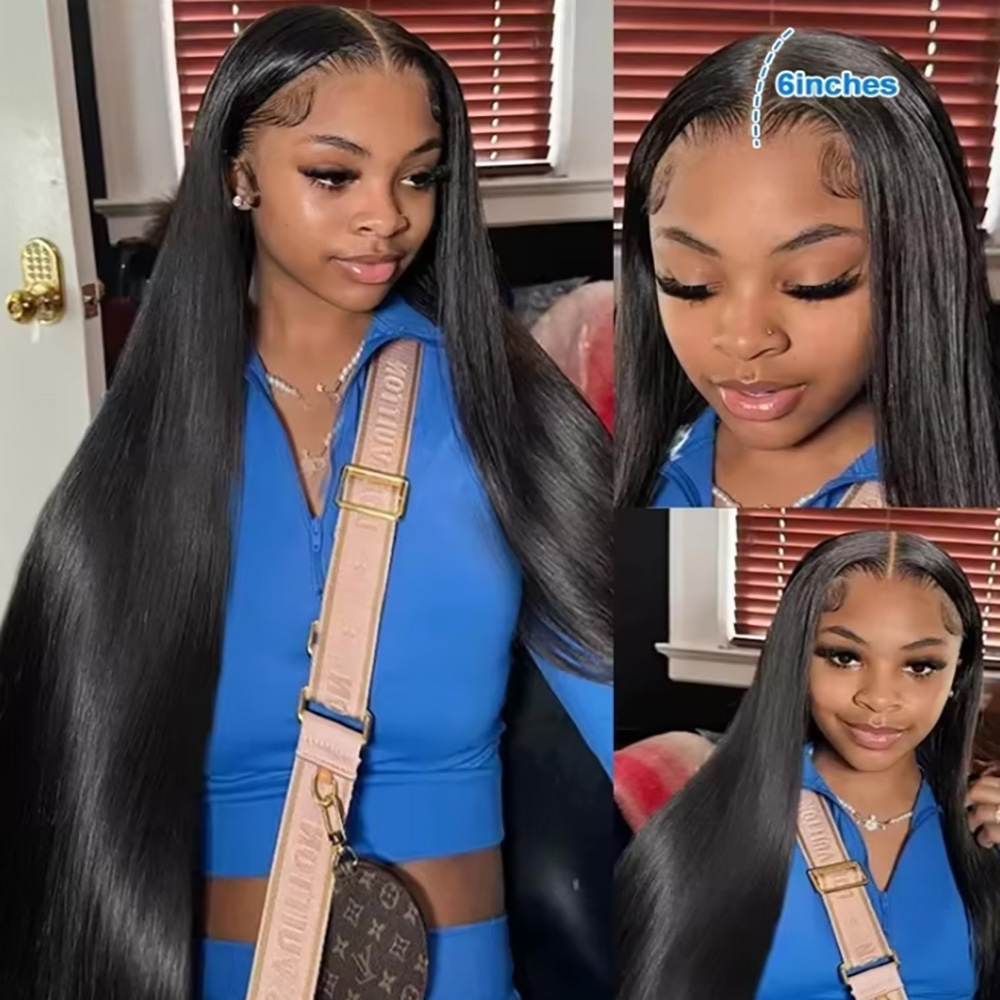 Natuurlijk zwart zijdezacht bo - Lace Front Wig recensie en prijs