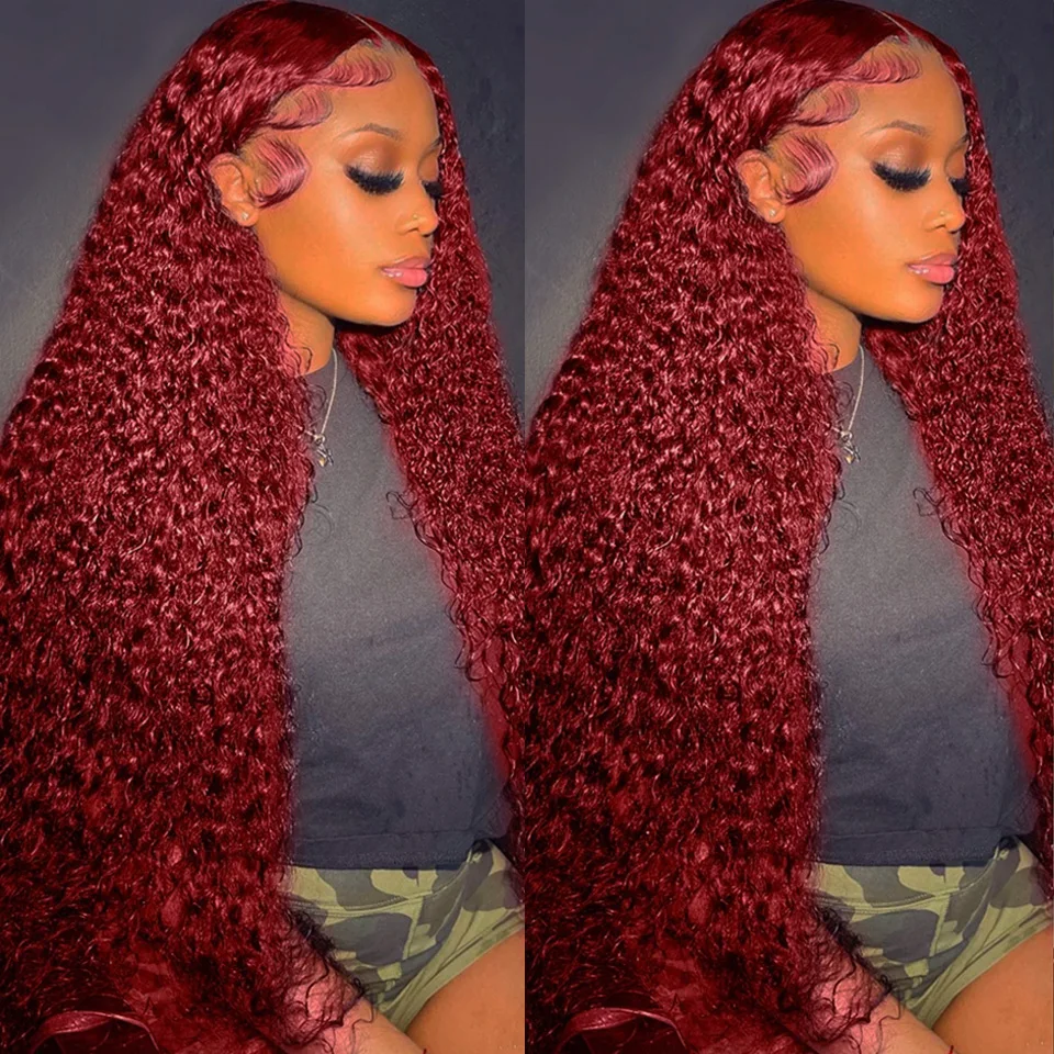 99J Bourgondiërode Deep Wave 2 - Lace Front Wig recensie en prijs