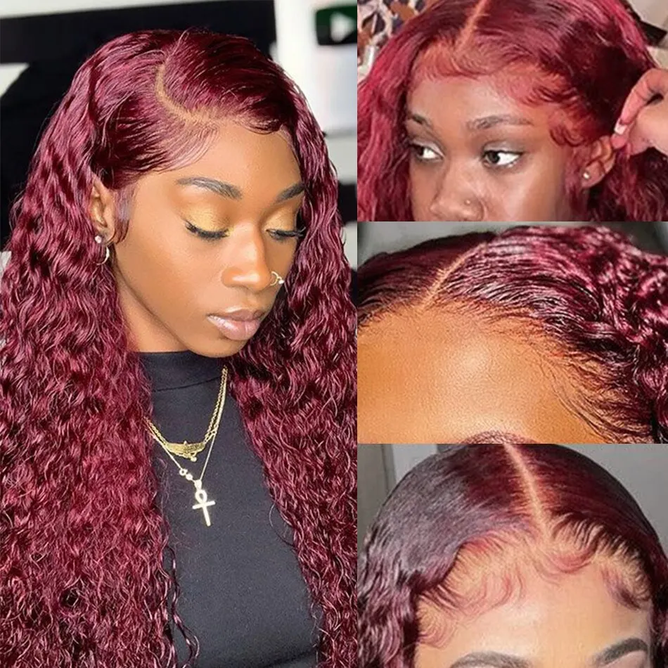 99J Bourgondiërode Deep Wave 2 - Lace Front Wig recensie en prijs