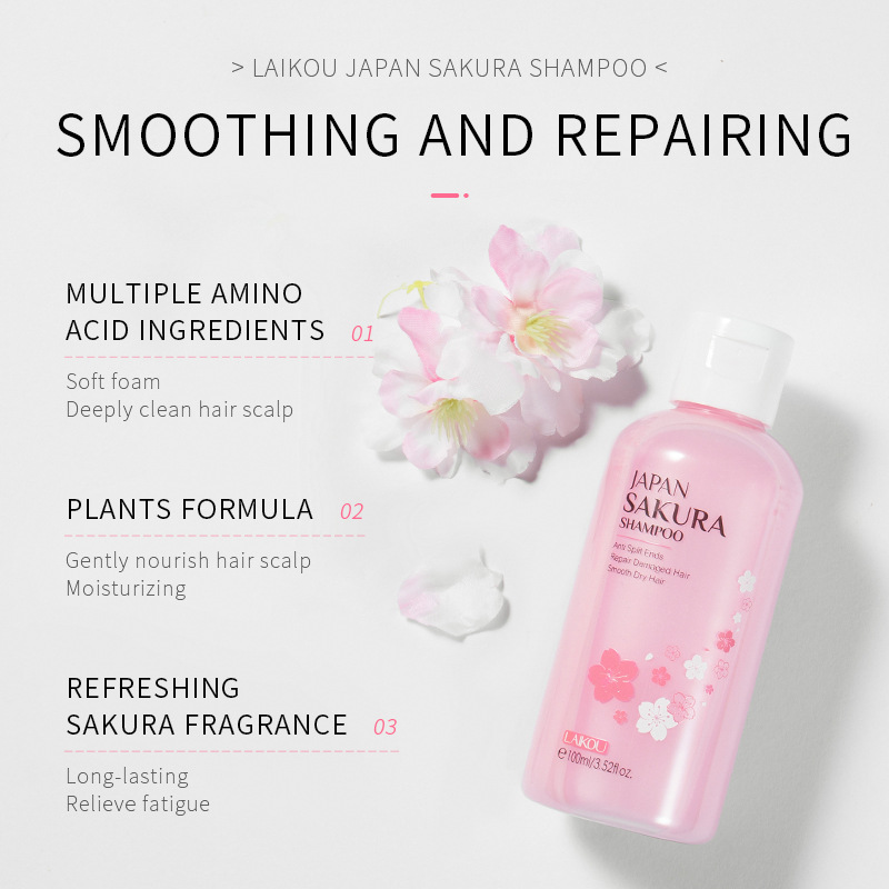 LAIKOU Japan Sakura Shampoo Re - Hair Care Korean Products recensie en prijs